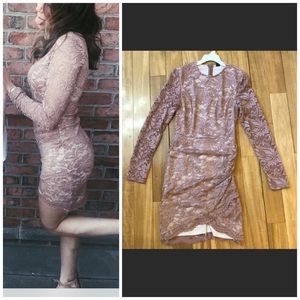 Windsor’s Florlal Lace Body-con Party dress